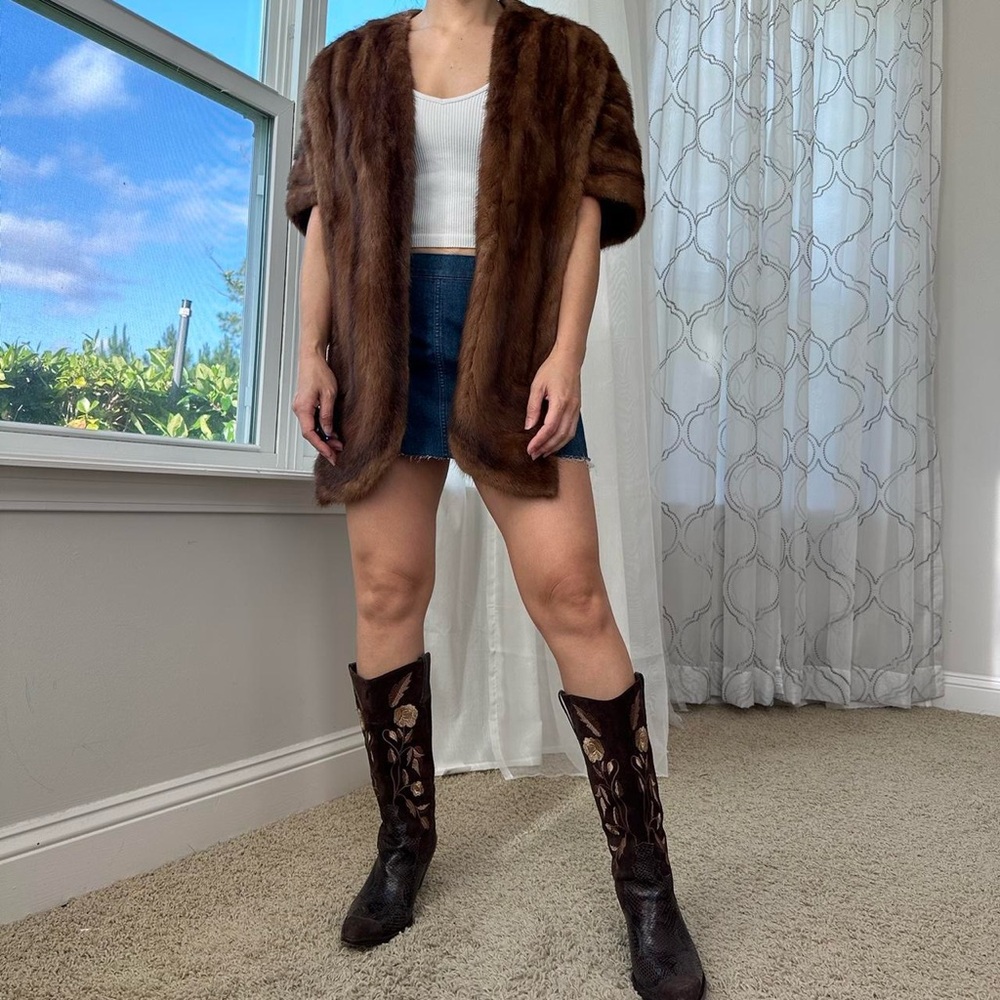 VTG Fur Shawl